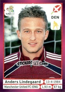 Sticker Anders Lindegaard - UEFA Euro Poland-Ukraine 2012. Deutschland edition n. 201 - Panini