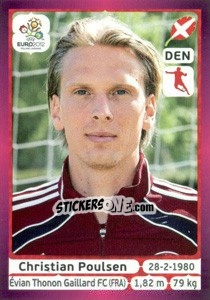 Figurina Christian Poulsen - UEFA Euro Poland-Ukraine 2012. Deutschland edition - Panini