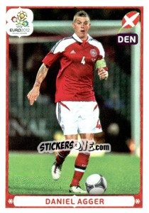 Figurina Daniel Agger - UEFA Euro Poland-Ukraine 2012. Deutschland edition - Panini