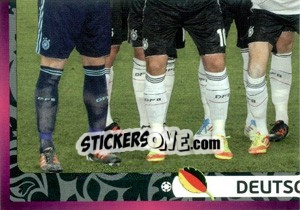 Sticker Team - Deutschland - UEFA Euro Poland-Ukraine 2012. Deutschland edition - Panini