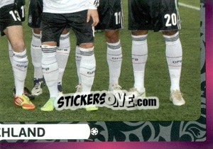 Sticker Team - Deutschland - UEFA Euro Poland-Ukraine 2012. Deutschland edition - Panini