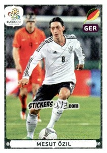 Sticker Mesut Özil - UEFA Euro Poland-Ukraine 2012. Deutschland edition n. 250 - Panini