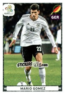 Sticker Mario Gomez - UEFA Euro Poland-Ukraine 2012. Deutschland edition n. 251 - Panini