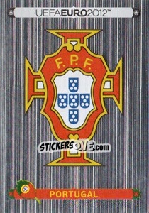 Sticker Badge - Portugal - UEFA Euro Poland-Ukraine 2012. Deutschland edition n. 253 - Panini