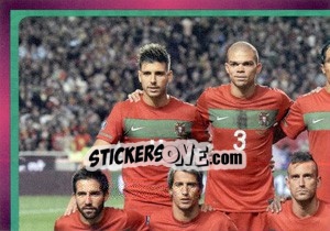 Sticker Team - Portugal - UEFA Euro Poland-Ukraine 2012. Deutschland edition n. 254 - Panini