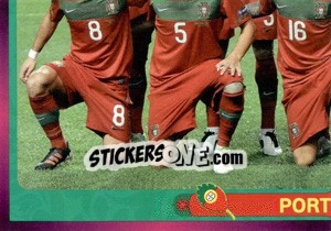 Sticker Team - Portugal - UEFA Euro Poland-Ukraine 2012. Deutschland edition n. 256 - Panini