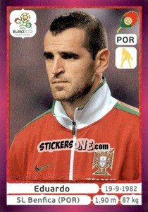 Sticker Eduardo - UEFA Euro Poland-Ukraine 2012. Deutschland edition n. 259 - Panini