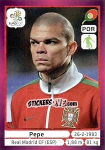 Sticker Pepe - UEFA Euro Poland-Ukraine 2012. Deutschland edition - Panini