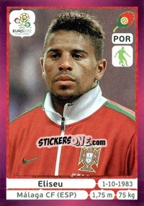 Sticker Eliseu - UEFA Euro Poland-Ukraine 2012. Deutschland edition - Panini