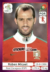 Sticker Ruben Micael - UEFA Euro Poland-Ukraine 2012. Deutschland edition n. 271 - Panini