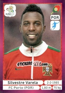 Sticker Silvestre Varela - UEFA Euro Poland-Ukraine 2012. Deutschland edition n. 274 - Panini