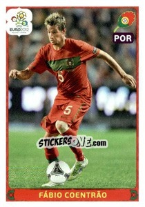 Sticker Fábio Coentrão - UEFA Euro Poland-Ukraine 2012. Deutschland edition - Panini