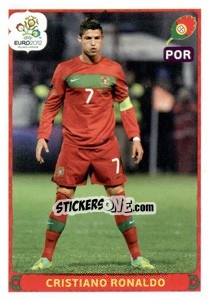 Sticker Cristiano Ronaldo - UEFA Euro Poland-Ukraine 2012. Deutschland edition n. 280 - Panini