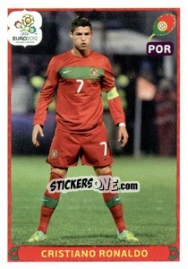 Sticker Cristiano Ronaldo - UEFA Euro Poland-Ukraine 2012. Deutschland edition - Panini