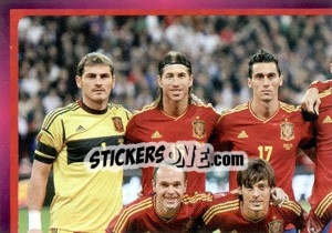 Sticker Team - España - UEFA Euro Poland-Ukraine 2012. Deutschland edition n. 283 - Panini