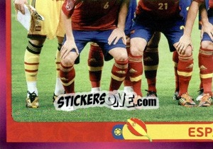 Sticker Team - España - UEFA Euro Poland-Ukraine 2012. Deutschland edition - Panini