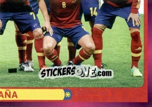 Sticker Team - España - UEFA Euro Poland-Ukraine 2012. Deutschland edition - Panini