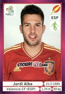 Cromo Jordi Alba