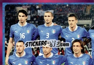 Sticker Team - Italia - UEFA Euro Poland-Ukraine 2012. Deutschland edition n. 312 - Panini
