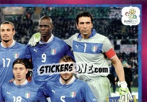 Sticker Team - Italia - UEFA Euro Poland-Ukraine 2012. Deutschland edition n. 313 - Panini