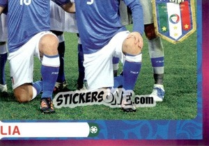 Sticker Team - Italia - UEFA Euro Poland-Ukraine 2012. Deutschland edition - Panini