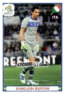Sticker Gianluigi Buffon - UEFA Euro Poland-Ukraine 2012. Deutschland edition n. 336 - Panini
