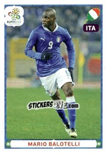 Sticker Mario Balotelli - UEFA Euro Poland-Ukraine 2012. Deutschland edition n. 338 - Panini