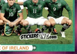 Sticker Team - Rep. of Ireland - UEFA Euro Poland-Ukraine 2012. Deutschland edition - Panini