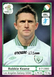 Figurina Robbie Keane - UEFA Euro Poland-Ukraine 2012. Deutschland edition - Panini