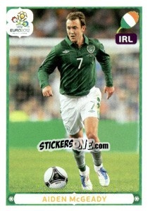 Sticker Aiden McGeady - UEFA Euro Poland-Ukraine 2012. Deutschland edition n. 366 - Panini