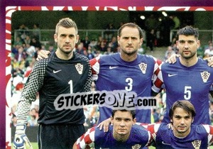 Sticker Team - Hrvatska - UEFA Euro Poland-Ukraine 2012. Deutschland edition n. 370 - Panini