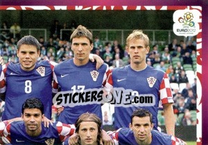 Sticker Team - Hrvatska - UEFA Euro Poland-Ukraine 2012. Deutschland edition n. 371 - Panini