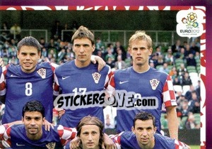 Sticker Team - Hrvatska - UEFA Euro Poland-Ukraine 2012. Deutschland edition - Panini