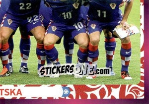 Sticker Team - Hrvatska - UEFA Euro Poland-Ukraine 2012. Deutschland edition n. 373 - Panini