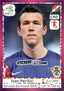 Sticker Ivan Perišic - UEFA Euro Poland-Ukraine 2012. Deutschland edition n. 389 - Panini