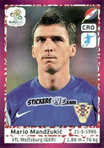 Cromo Mario Mandžukic - UEFA Euro Poland-Ukraine 2012. Deutschland edition - Panini