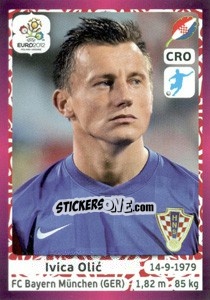 Sticker Ivica Olic - UEFA Euro Poland-Ukraine 2012. Deutschland edition n. 392 - Panini
