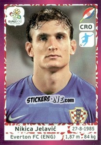 Sticker Nikica Jelavic - UEFA Euro Poland-Ukraine 2012. Deutschland edition - Panini