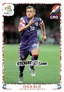 Sticker Ivica Olic - UEFA Euro Poland-Ukraine 2012. Deutschland edition - Panini