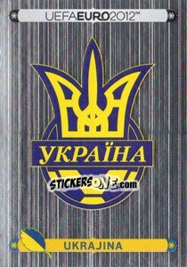 Sticker Badge - Ukrajina - UEFA Euro Poland-Ukraine 2012. Deutschland edition - Panini