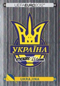 Sticker Badge - Ukrajina - UEFA Euro Poland-Ukraine 2012. Deutschland edition n. 398 - Panini