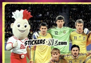 Figurina Team - Ukrajina - UEFA Euro Poland-Ukraine 2012. Deutschland edition - Panini