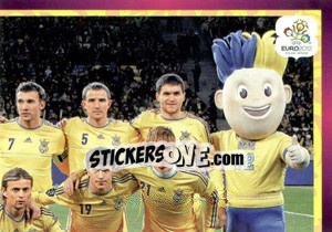 Sticker Team - Ukrajina - UEFA Euro Poland-Ukraine 2012. Deutschland edition - Panini