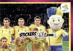 Sticker Team - Ukrajina - UEFA Euro Poland-Ukraine 2012. Deutschland edition n. 400 - Panini