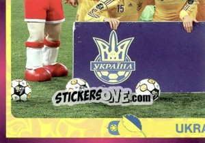 Sticker Team - Ukrajina - UEFA Euro Poland-Ukraine 2012. Deutschland edition n. 401 - Panini