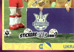 Sticker Team - Ukrajina - UEFA Euro Poland-Ukraine 2012. Deutschland edition - Panini