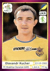Sticker Olexandr Kucher - UEFA Euro Poland-Ukraine 2012. Deutschland edition n. 406 - Panini