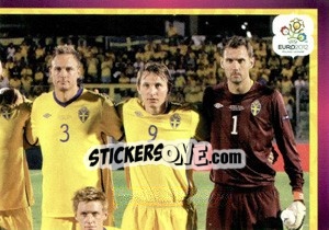 Sticker Team - Sverige - UEFA Euro Poland-Ukraine 2012. Deutschland edition n. 429 - Panini