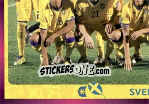Sticker Team - Sverige - UEFA Euro Poland-Ukraine 2012. Deutschland edition - Panini