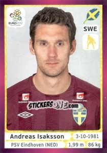 Figurina Andreas Isaksson - UEFA Euro Poland-Ukraine 2012. Deutschland edition - Panini